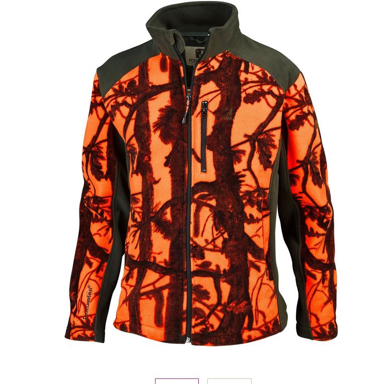 Percussion Herren Fleecejacke B&B Ghostcamo