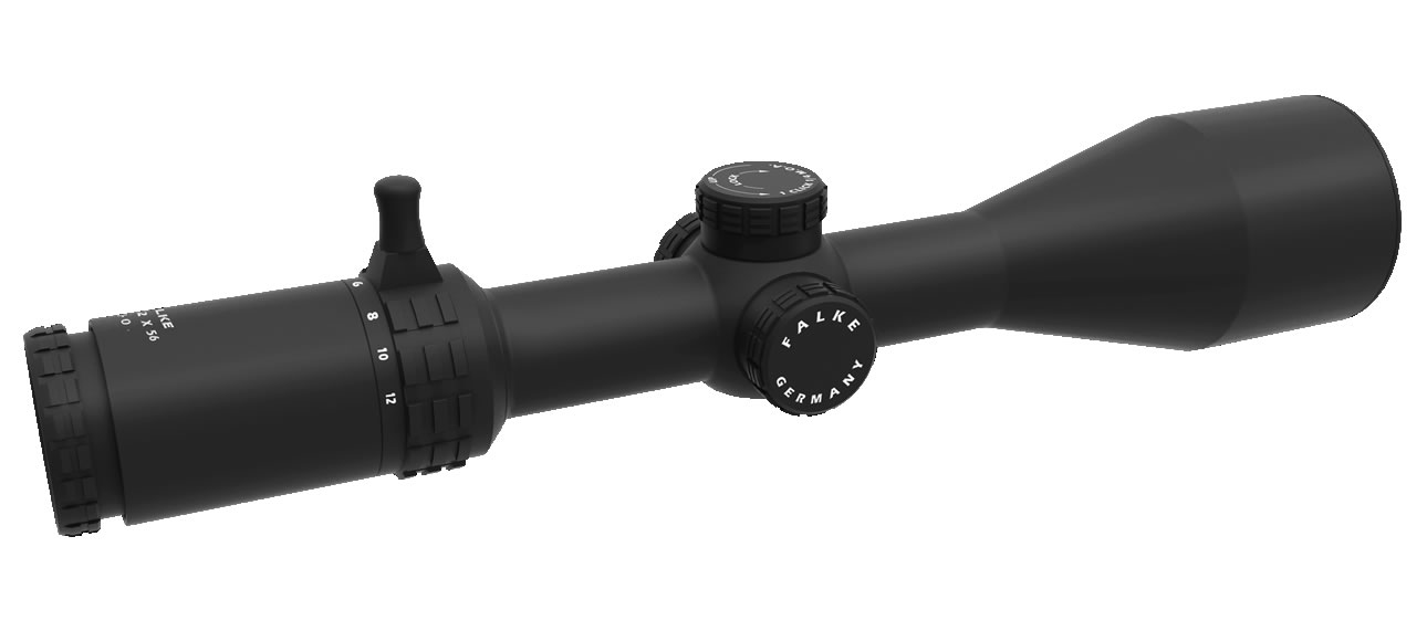 Zielfernrohr Falke 3-12x56 Jagd / Hunt mit L4 Leuchtabsehen