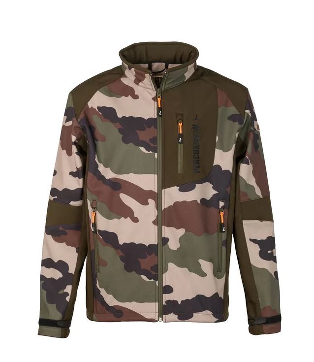  Percussion Herren Softshelljacke camo Percussion